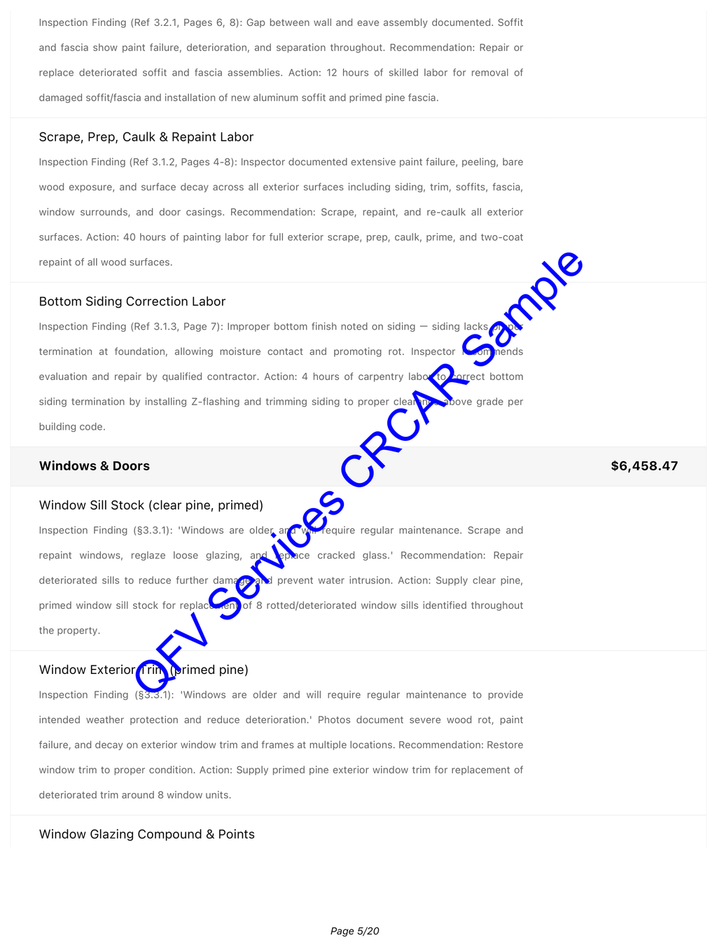 Certified Remedy Cost Analysis Report Single Request