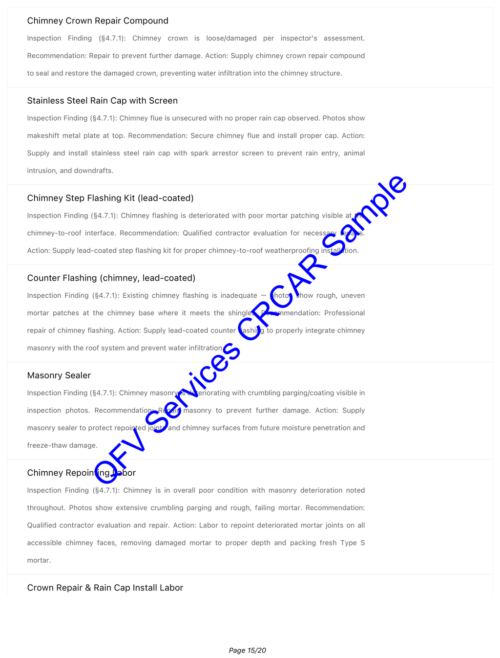 Certified Remedy Cost Analysis Report Single Request